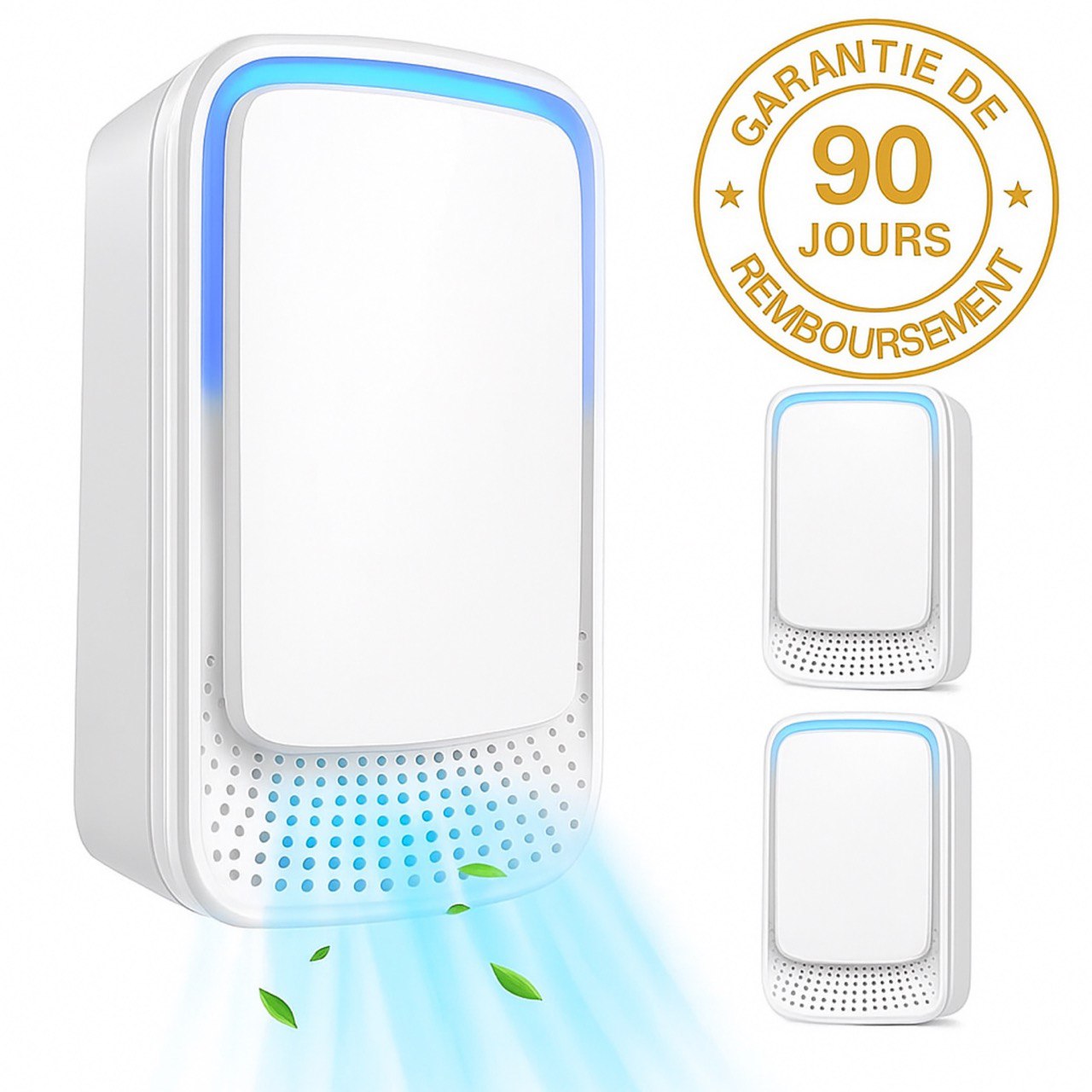 Éliminez les odeurs d’urine d’animaux, les squames et les poils dans l'air, gardez votre maison plus fraîche en seulement 24H.