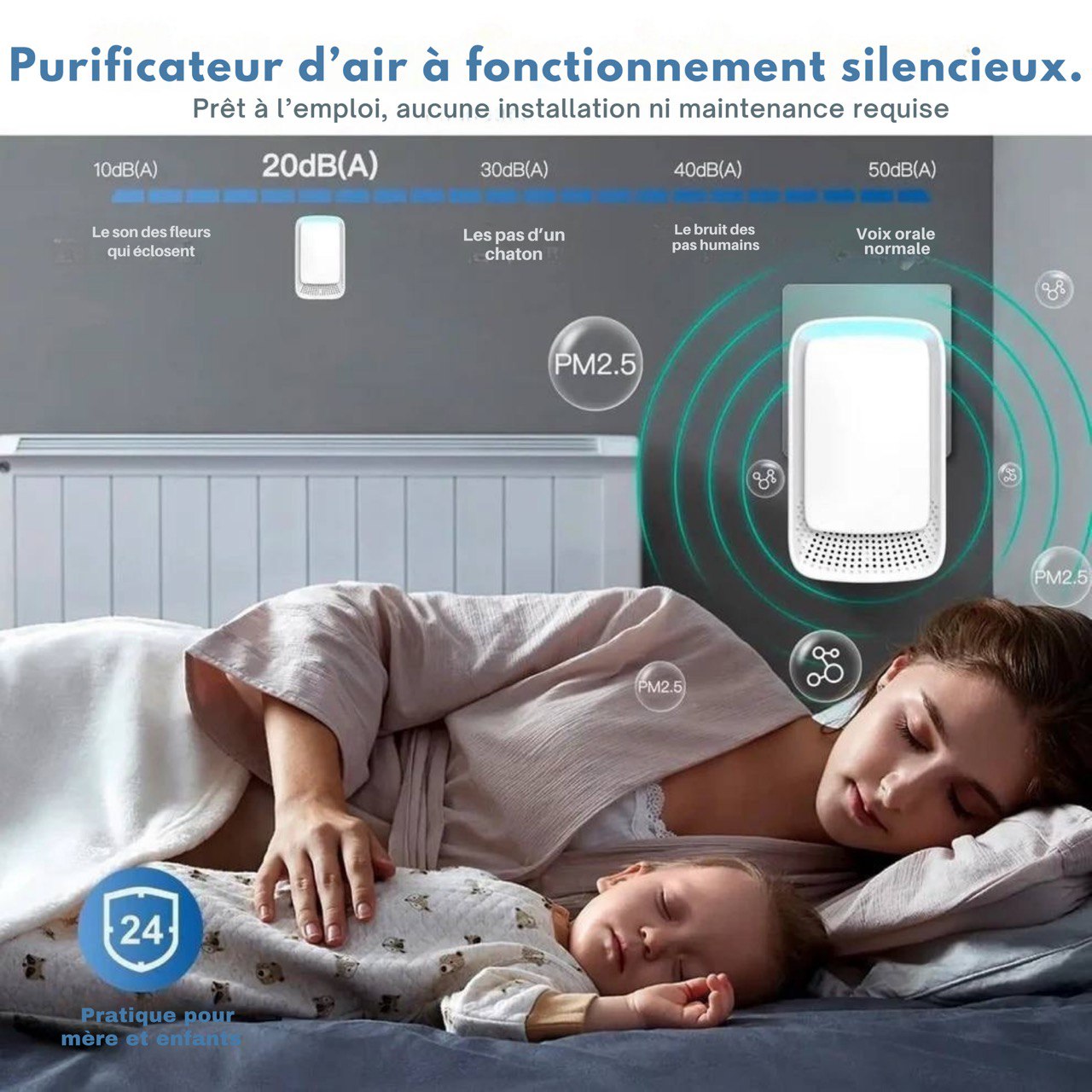 Éliminez les odeurs d'animaux, les squames et les poils dans l'air, gardez votre maison plus fraîche en seulement 30 minutes.