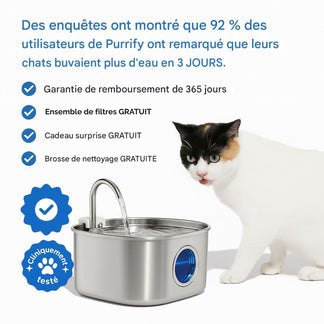 Offrez à votre chat des années de vie plus saine avec Purrify