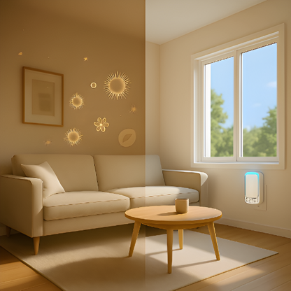 Éliminez les odeurs d’urine d’animaux, les squames et les poils dans l'air, gardez votre maison plus fraîche en seulement 24H.